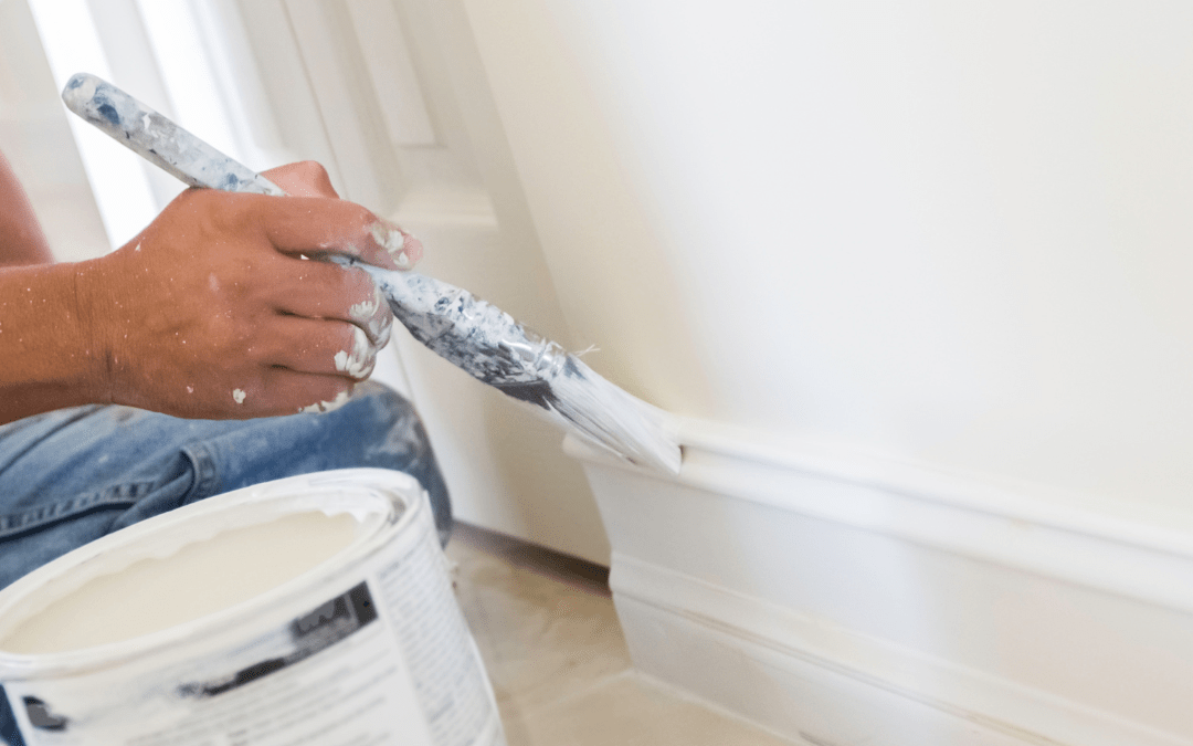 Should You Paint Walls or Trim First when painter is painting trim white