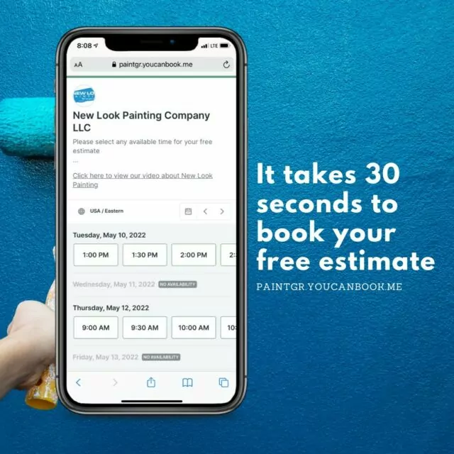 Take 30 seconds to book your free estimate before availability runs out! Link in bio or copy & paste: https://paintgr.youcanbook.me/..........#homeinterior #housedesign #homedecor #painters#interiorpainter #interiorpaint #interiorpainting#contractorsofinsta #customremodeling#interiordesigner #contractorlife #remodeling#homeremodelingideas #homeremodeling#customhomeremodeling #remodel #interior#interiorpainters #interiorgoals #paintgr#homedesignideas #grandrapidsmi #paintcontractor#commercialpainting #residentialpainting
