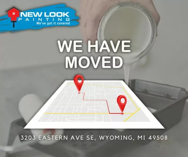 Just a quick update! We have moved. 📌.....#homeinterior #housedesign #homedecor #painters#interiorpainter #interiorpaint #interiorpainting#contractorsofinsta #customremodeling#interiordesigner #contractorlife #remodeling#homeremodelingideas #homeremodeling#customhomeremodeling #remodel #interior#interiorpainters #interiorgoals #paintgr#homedesignideas #grandrapidsmi #paintcontractor#commercialpainting #residentialpainting