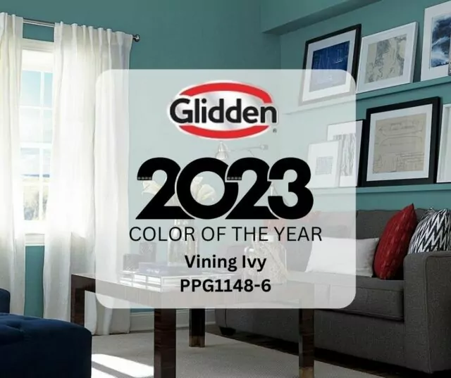 Glidden's 2023 Color Of The Year Is Giving Us COLOR! With neutrals being the trend in the most recent years, it is nice to see such a refreshing choice of color. What do you think? What area of your home could use Vining Ivy?...#housedesign #homedecor #painters #interiorpainter #interiorpaint #interiorpainting #customremodeling #interiordesigner #contractorlife #remodeling #homeremodelingideas #homeremodeling #customhomeremodeling #remodel #interior #interiorpainters #interiorgoals #homedesignideas #grandrapidsmi #paintcontractor #commercialpainting #housedesign #homedecor #painters #interiorpainter #interiorpaint #paintcontractor #commercialpainting #residentialpainting #residentialpainting